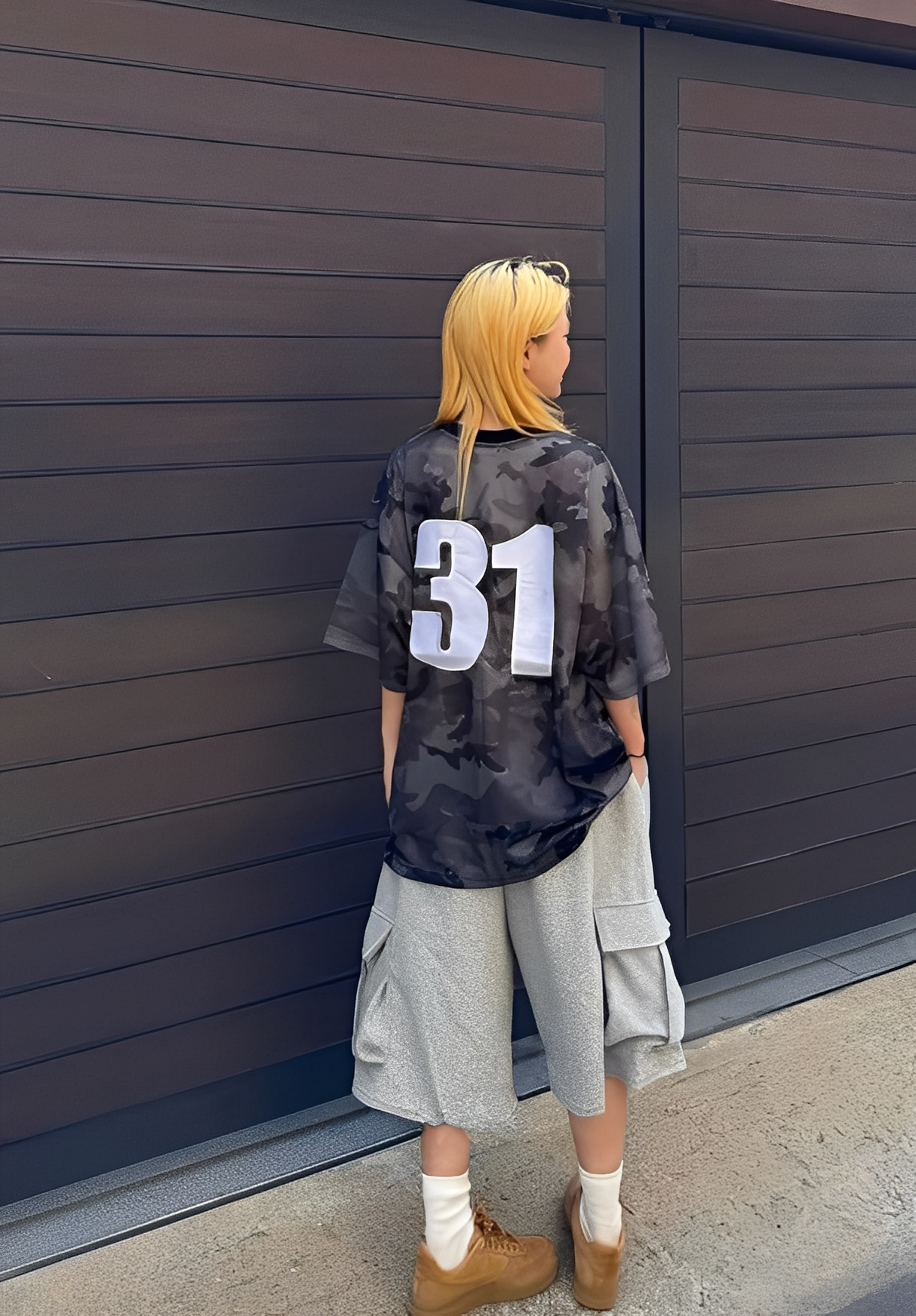 Camouflage Mesh T-shirt