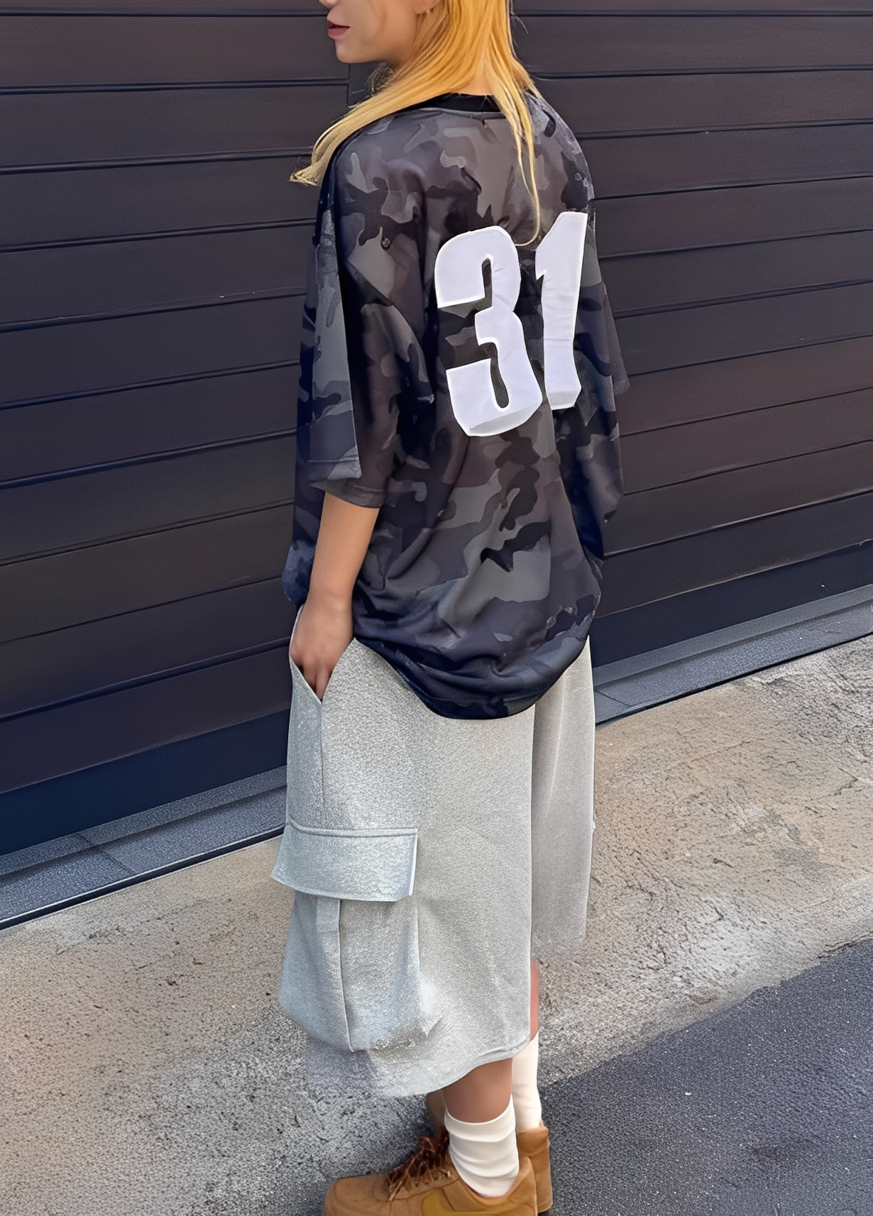 Camouflage Mesh T-shirt