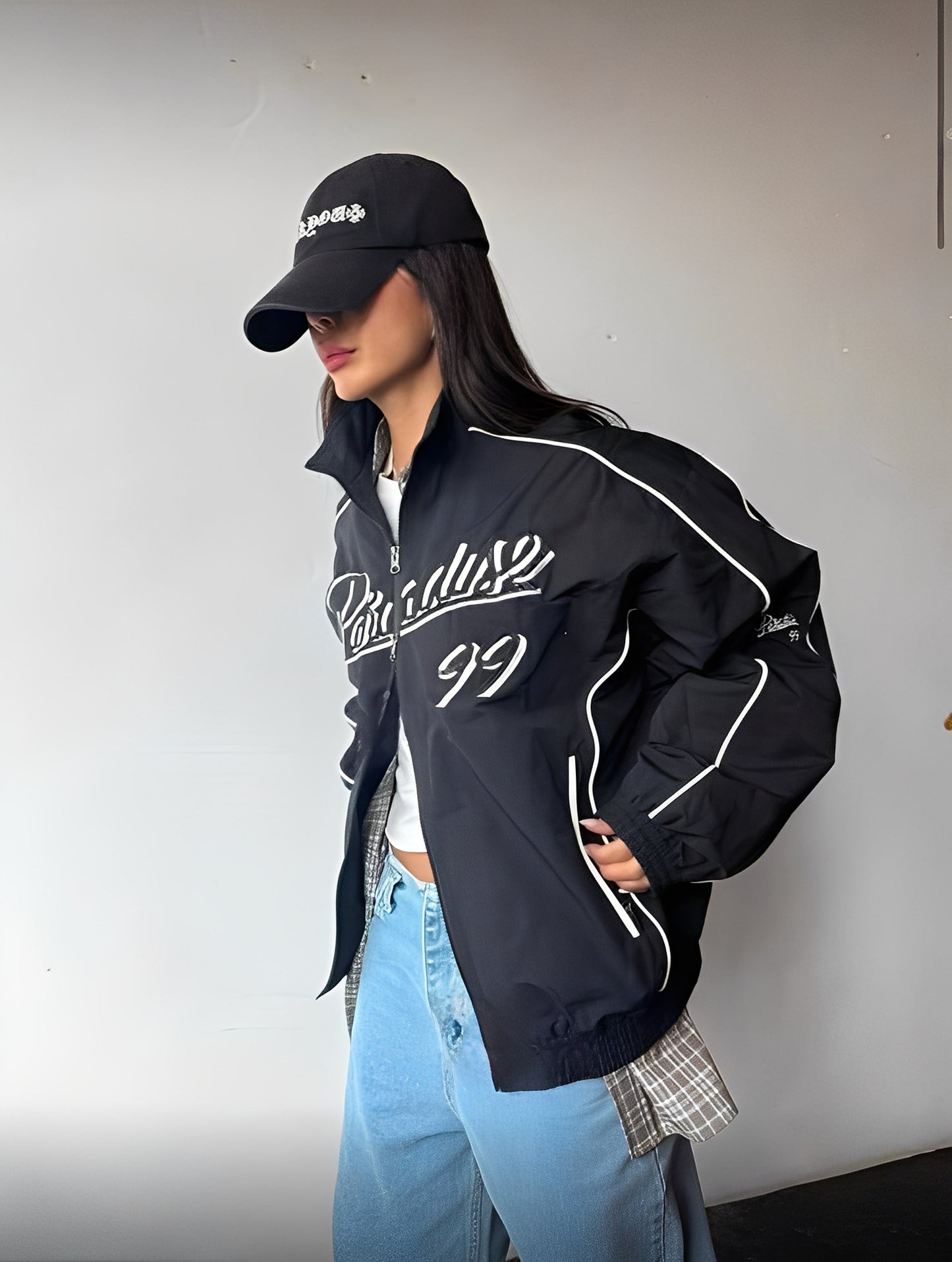 High-neck Racing Jacket
