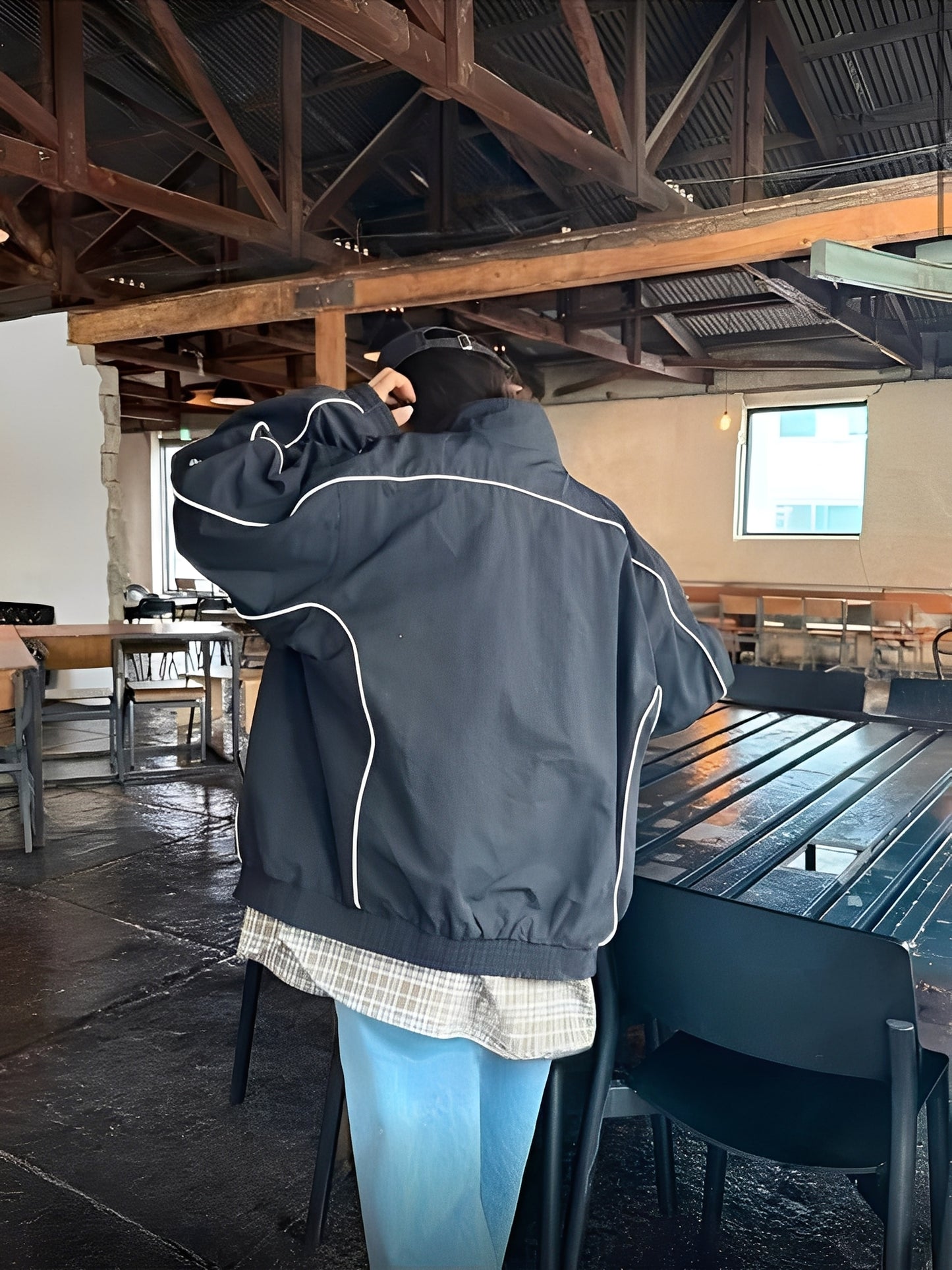 High-neck Racing Jacket