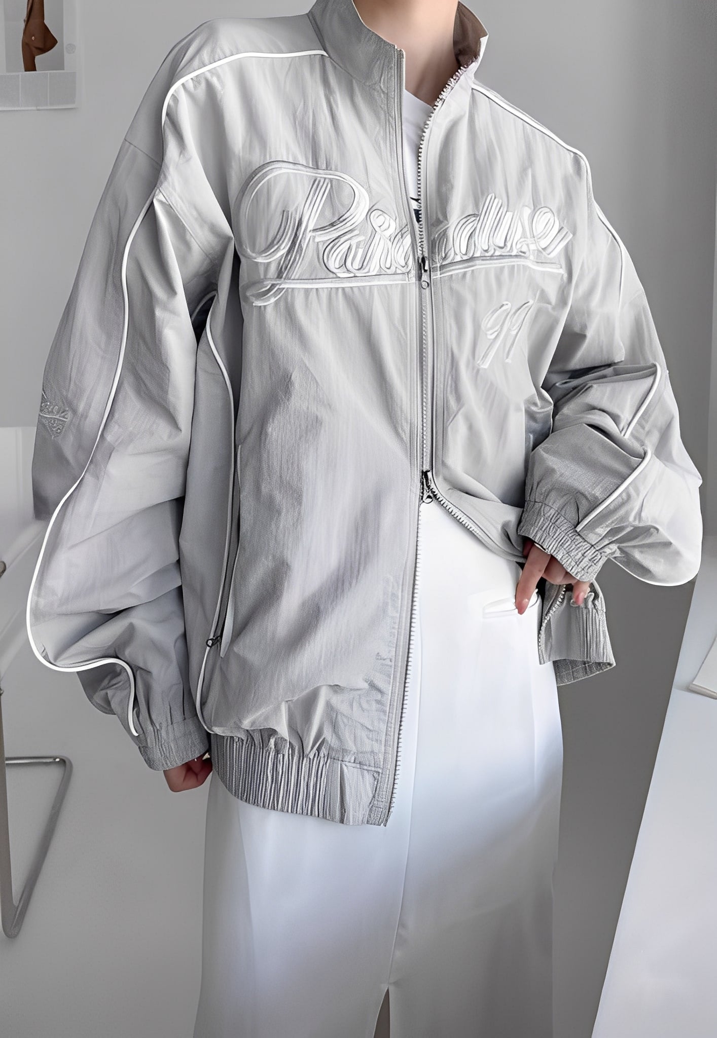 High-neck Racing Jacket