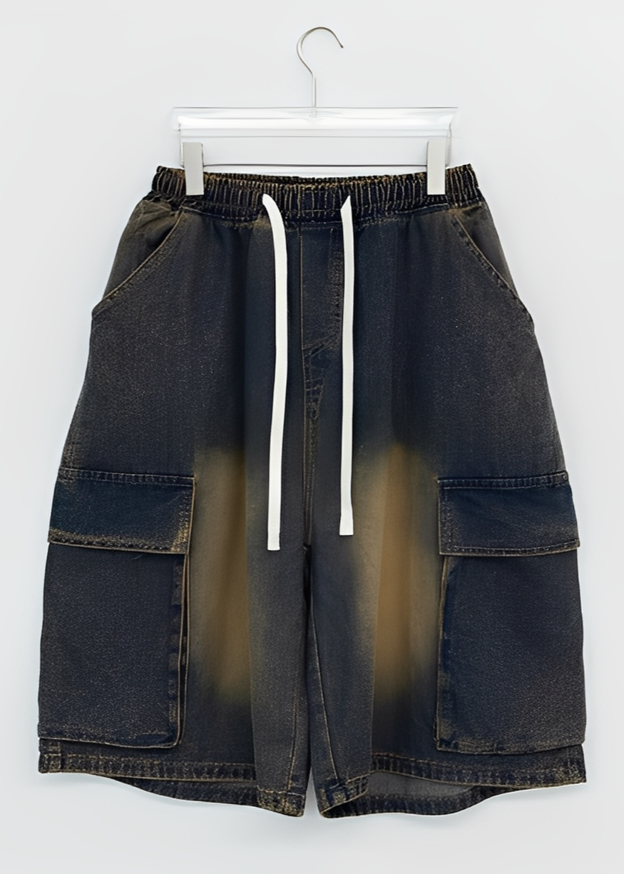 Bermuda Denim Cargo Shorts