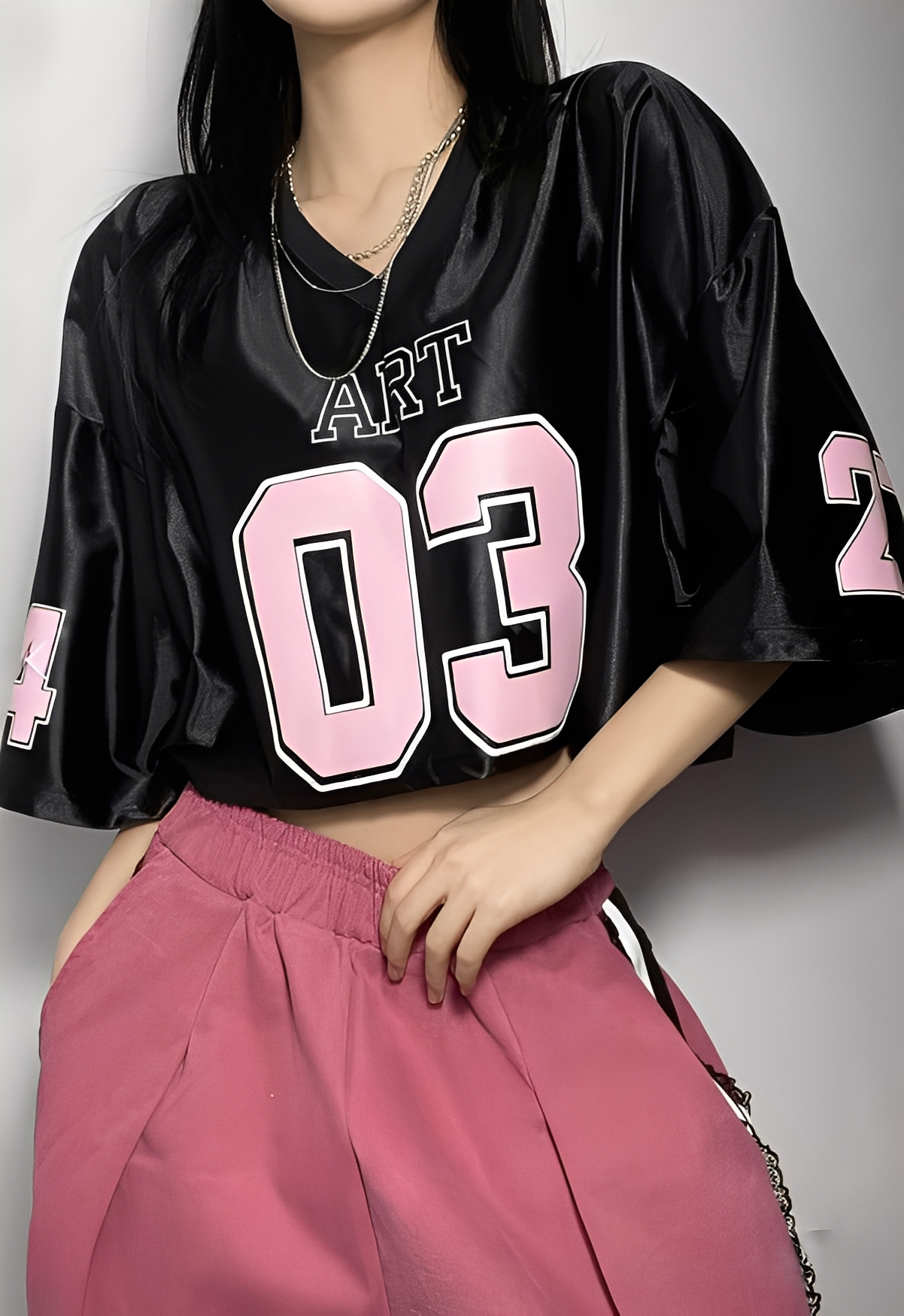 Knitted short-sleeved baseball T-shirts