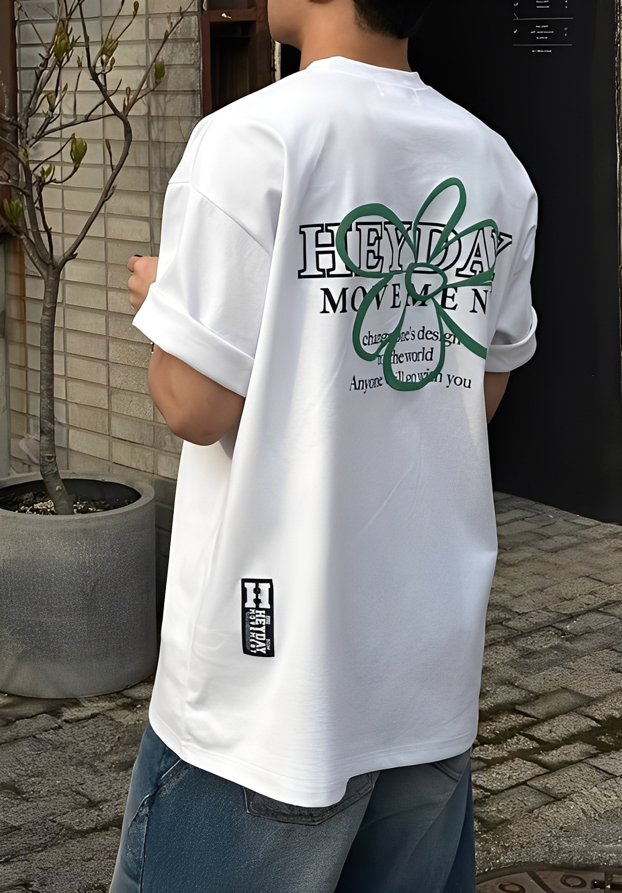Flower Foam Short Sleeve T-Shirt