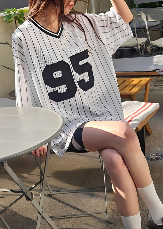 Football Mesh Short-sleeved T-shirt